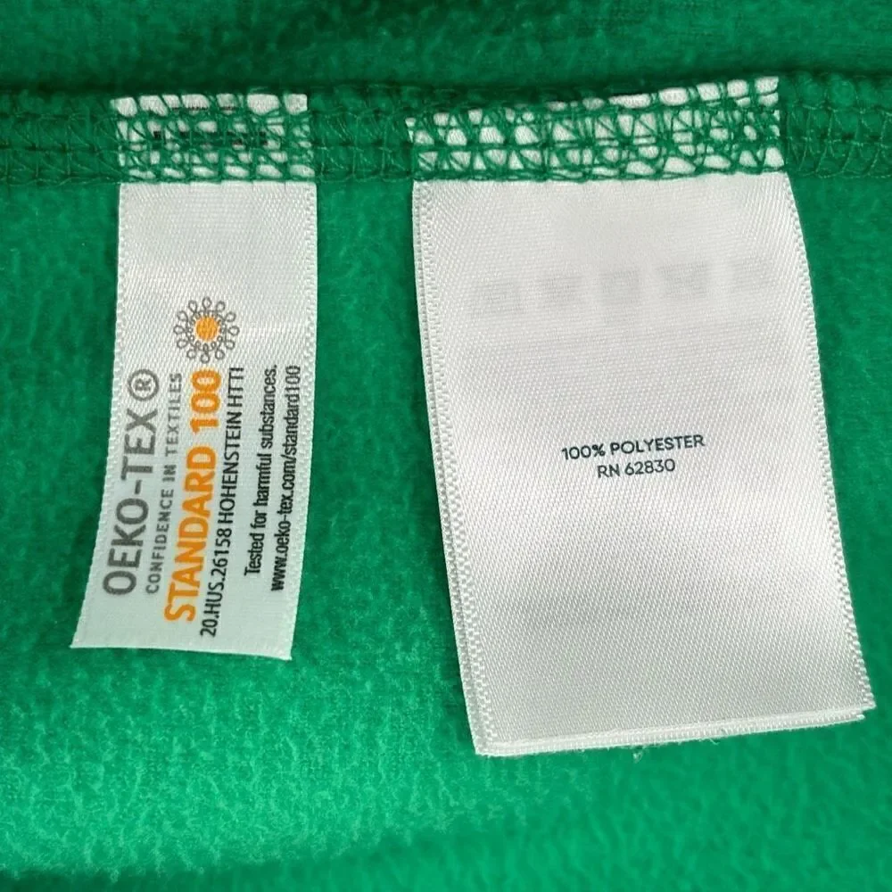 Lands End Fleece Full‎ Zip Vest Green Men’s XL